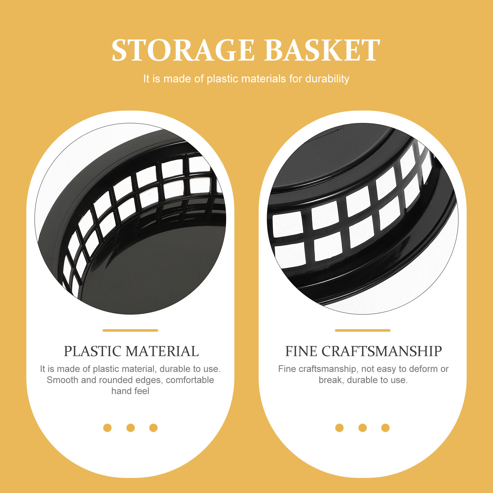 Food Snacks Basket - Cestas de plástico para batatas fritas,