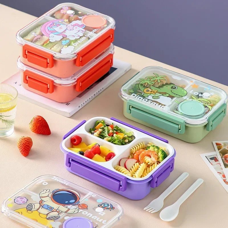 Food Snacks For School - Lancheira bento de desenho animado de