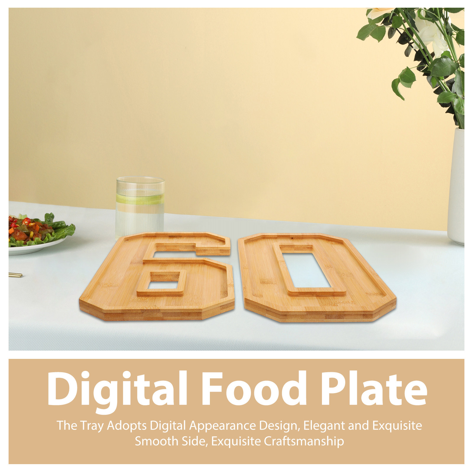 Food Platter Snacks - 1 Conjunto de Bandeja de Servir