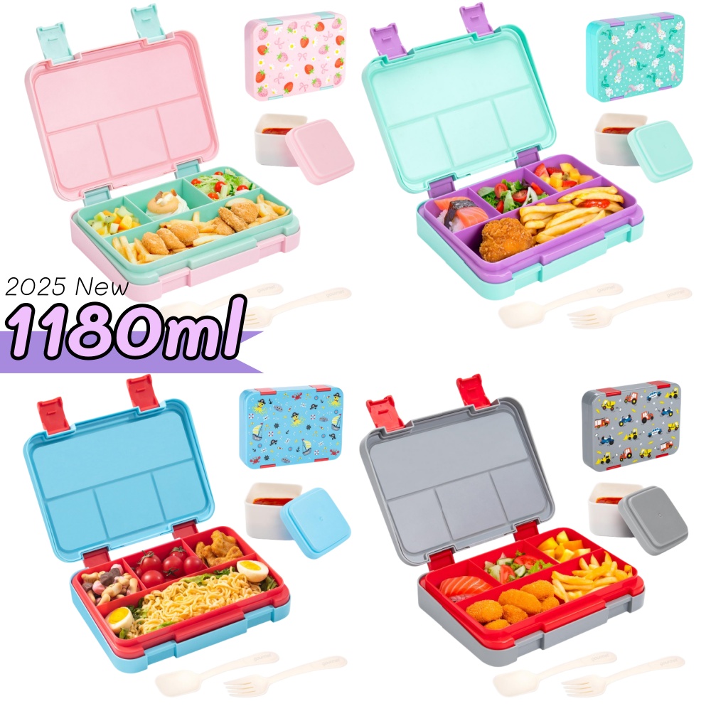 Food Snacks For School - 40oz padrão dos desenhos animados bento