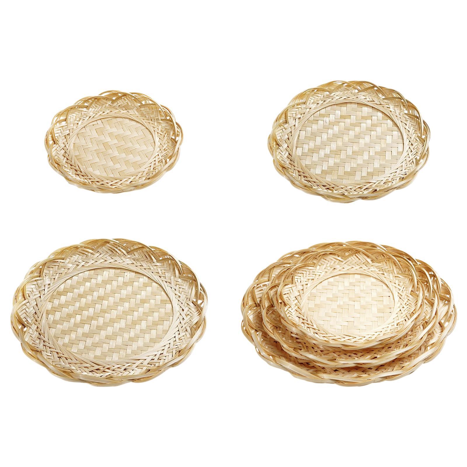 Cesta de Bambu para Armazename - Food Platter Snacks avaliação e preço