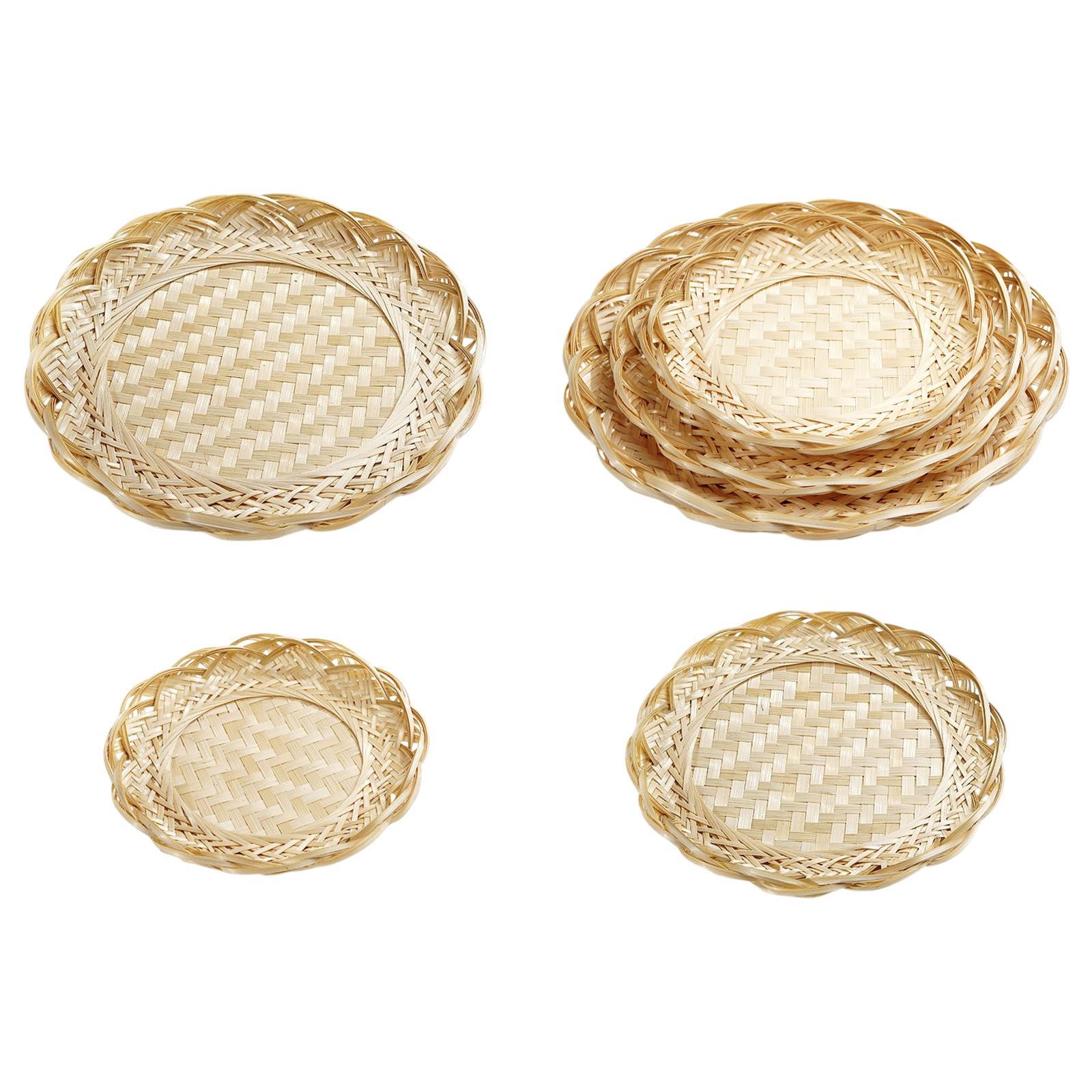 Cesta de Bambu para Armazename - Food Platter Snacks avaliação e preço