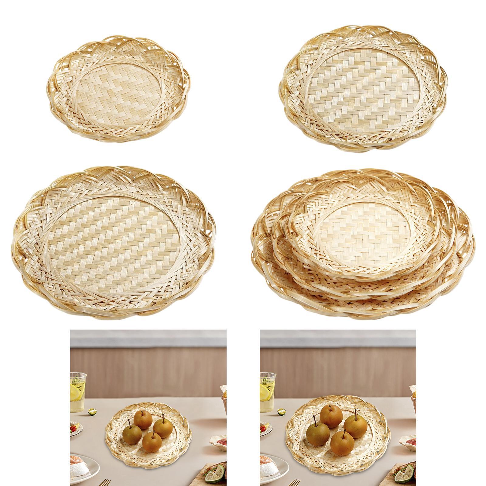 Cesta de Bambu para Armazename - Food Platter Snacks avaliação e preço
