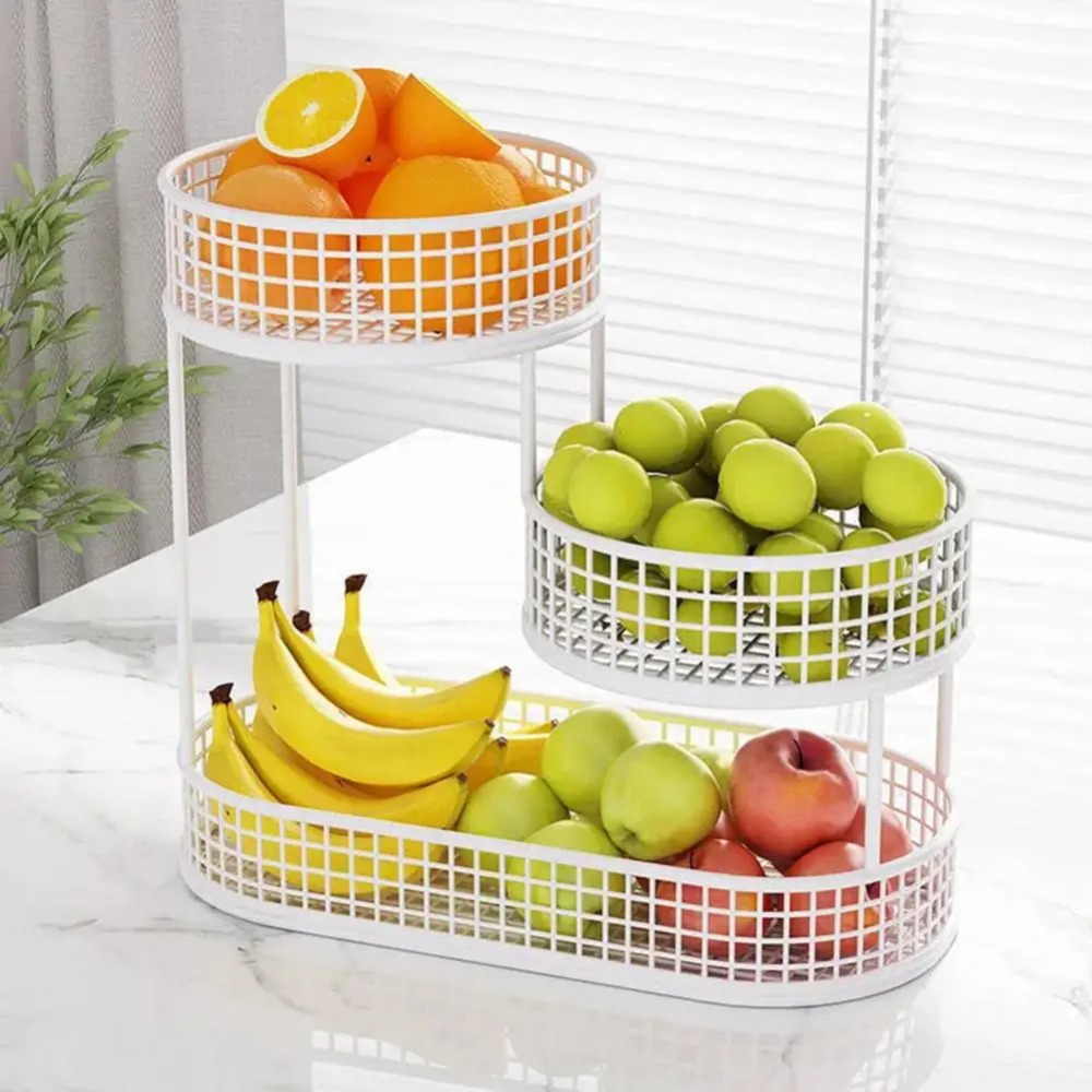 Cesta de frutas de três camada - Food Snacks Basket avaliação e preço
