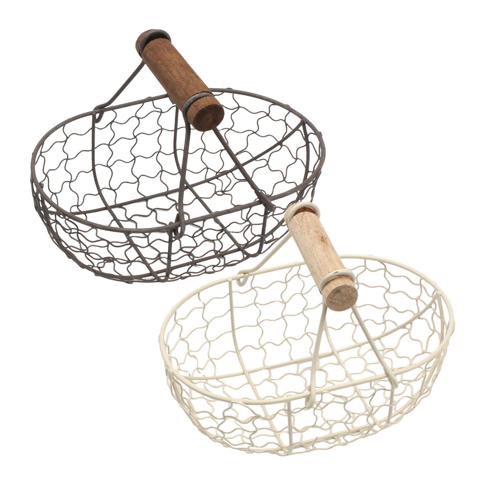 Cesto de Ferro com Alça de Mad - Food Snacks Basket avaliação e preço