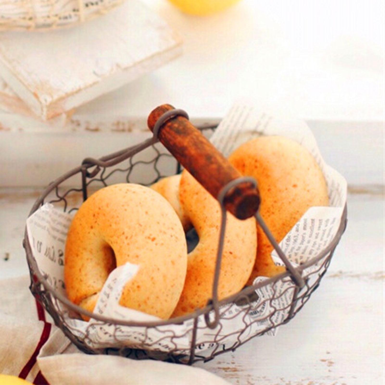 Cesto de Ferro com Alça de Mad - Food Snacks Basket avaliação e preço