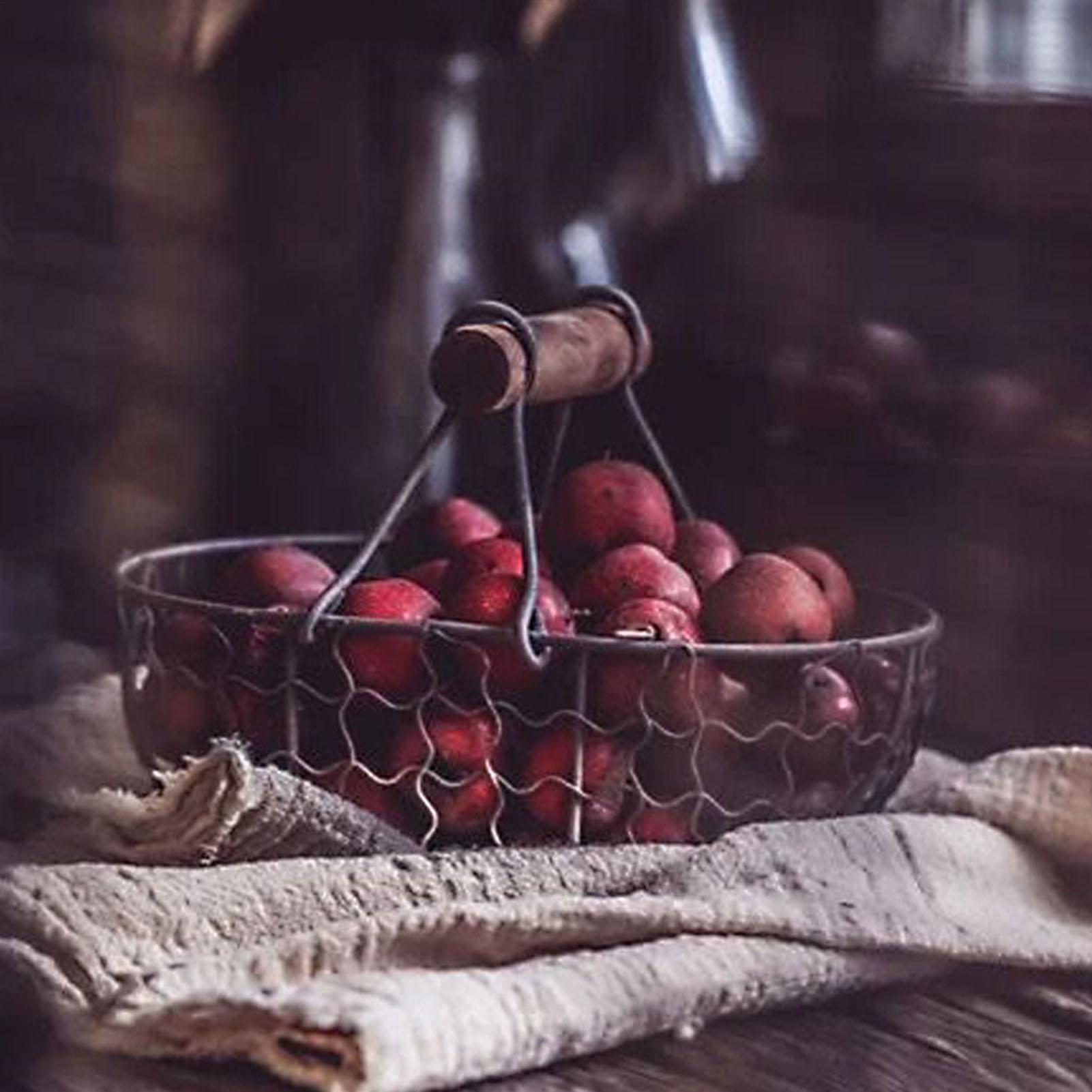 Cesto de Ferro com Alça de Mad - Food Snacks Basket avaliação e preço