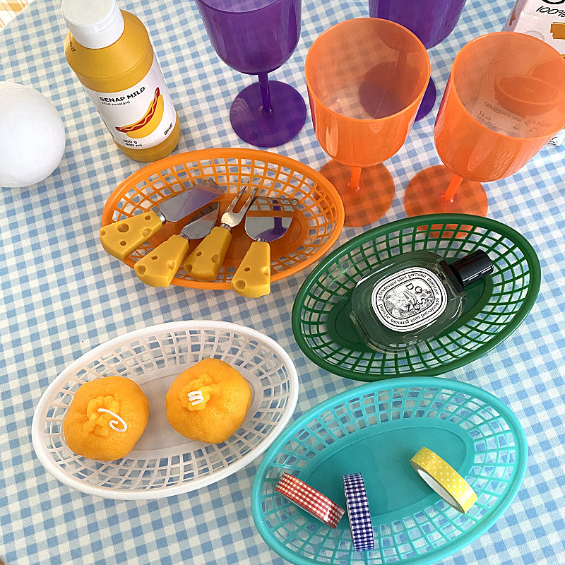 1 Cesto de Servir Oval de Plás - Food Snacks Basket avaliação e preço
