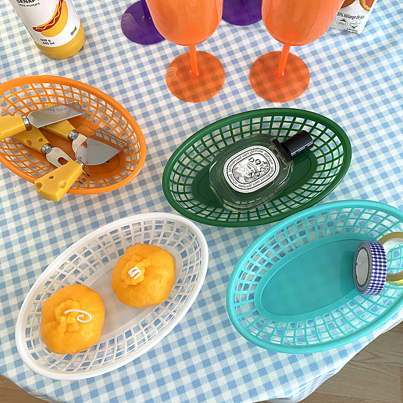 1 Cesto de Servir Oval de Plás - Food Snacks Basket avaliação e preço