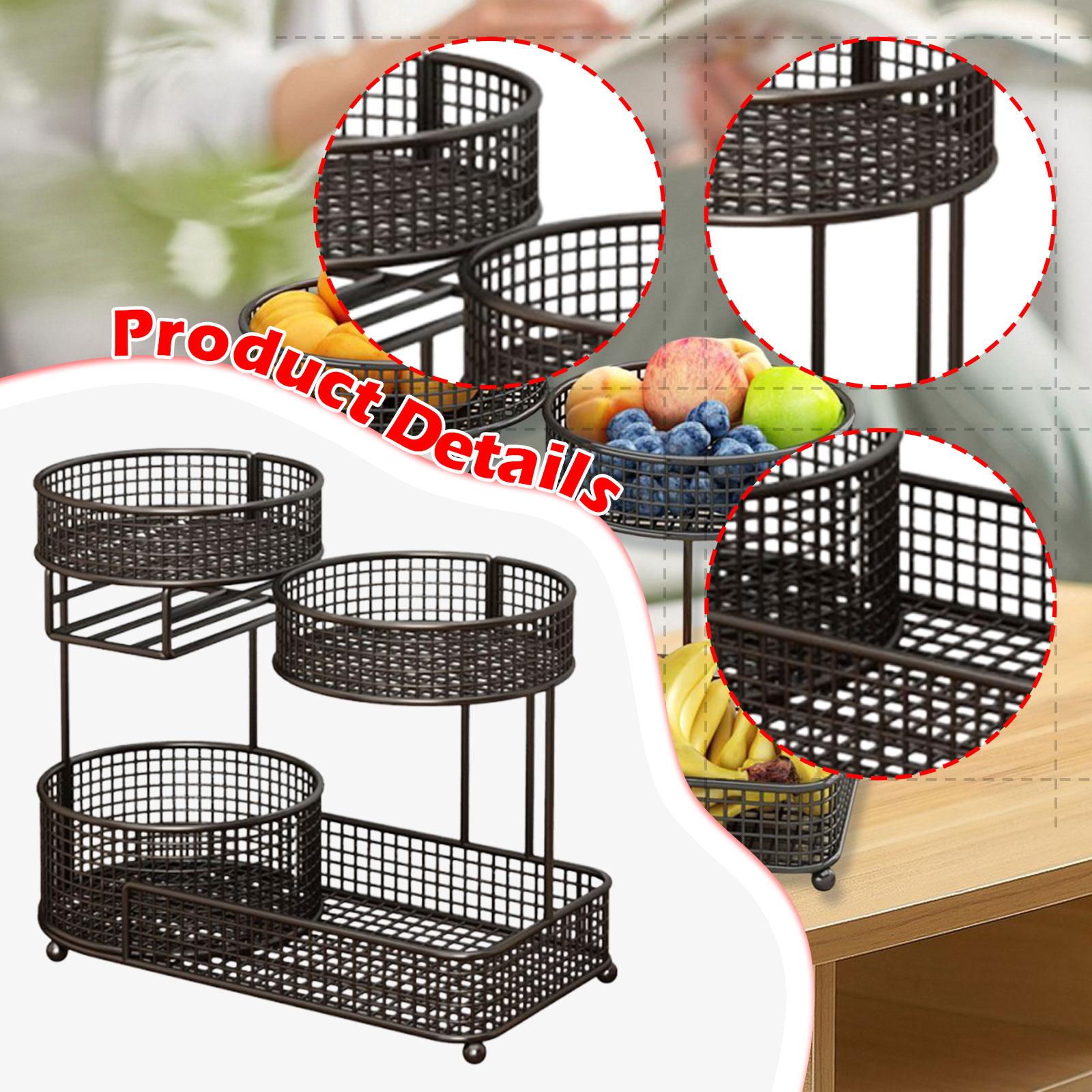 Cesta de Frutas Grande de Meta - Food Snacks Basket avaliação e preço