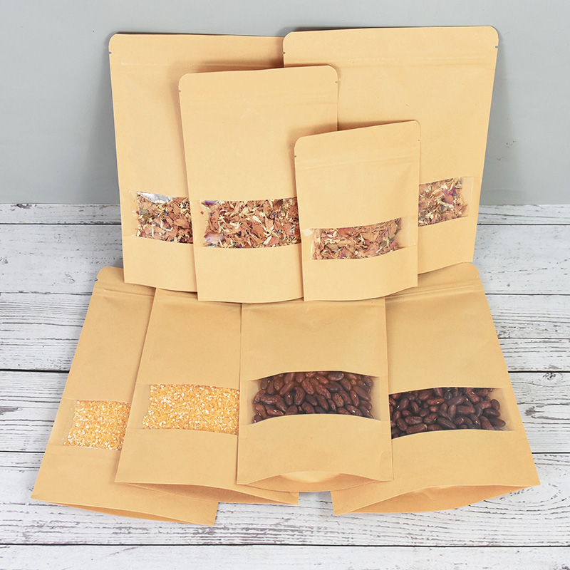 20/50 pçs sacos de papel kraft - Food Snacks For School avaliação e preço