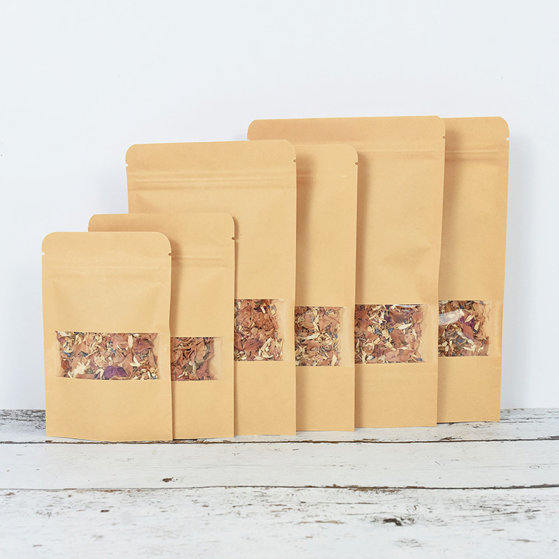 20/50 pçs sacos de papel kraft - Food Snacks For School avaliação e preço