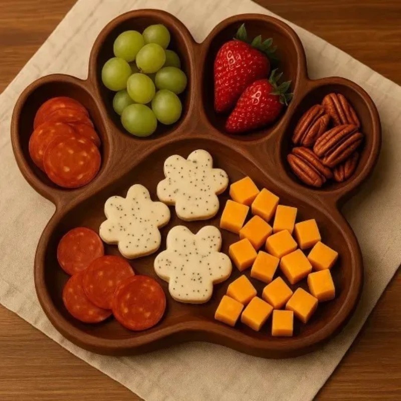 Bandeja de madeira para servir - Food Platter Snacks avaliação e preço