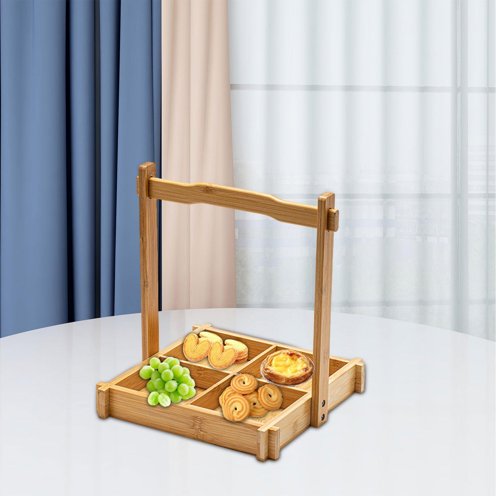 Bandeja de bambu para servir n - Food Platter Snacks avaliação e preço