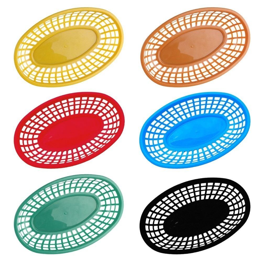 D9 7PCS/Lote Cestos Plásticos  - Food Snacks Basket avaliação e preço