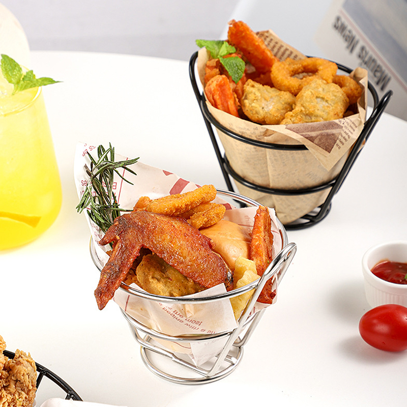 Cesta de batatas fritas, balde - Food Snacks Basket avaliação e preço